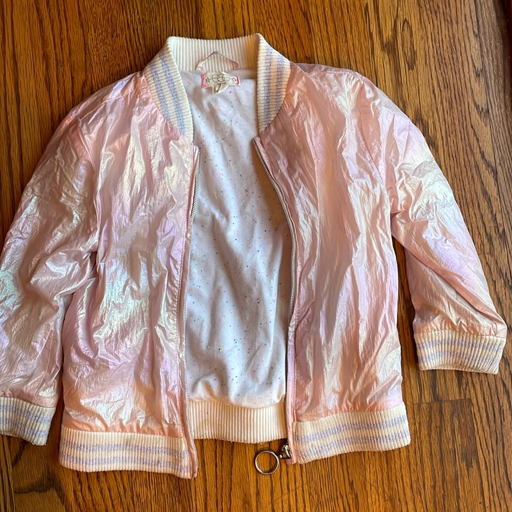 EGG New York Abby Bomber Jacket in Pink
